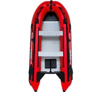 Надувная лодка SMarine ПВХ моторно-гребная SDP Strong 380, красный черный SDP-MAX-380-Strong-RB