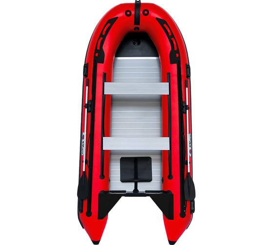 Надувная лодка SMarine ПВХ моторно-гребная SDP Strong 380, красный черный SDP-MAX-380-Strong-RB