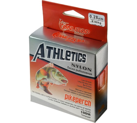 Леска ONLITOP Pike perch, d=0.28 мм, 100 м 1232724