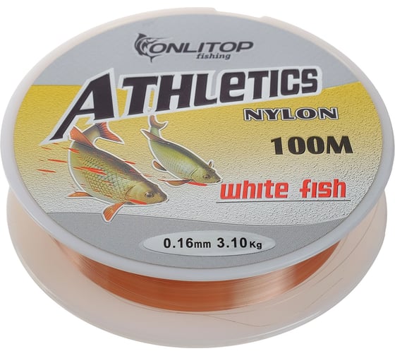 Леска ONLITOP White fish, d=0,16 мм, 100 м 1232708