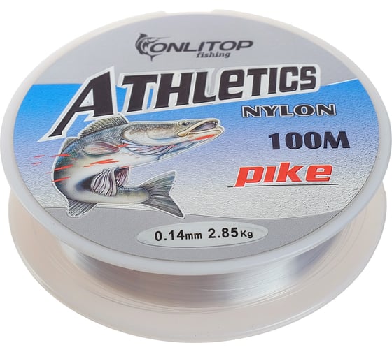 Леска ONLITOP Pike, d=0.14 мм, 100 м 1232713 1
