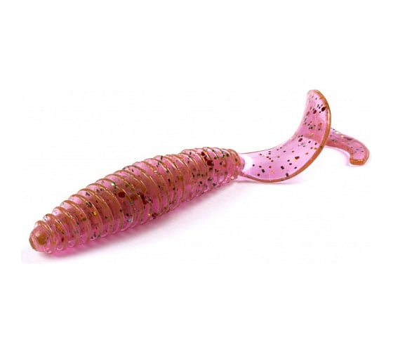 Твистеры съедобные искусственные Lucky John LJ Pro Series ULTRAWORM CURLY 3,0in (07.62)/S14 7шт 140213-S14