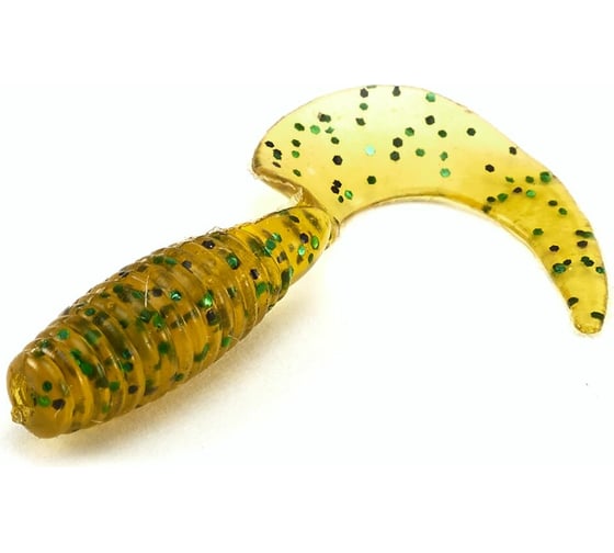 Съедобные искусственные твистеры LUCKY JOHN LJ Pro Series MICRO GRUB 1,0in, цвет PA19, 15шт. 140159-PA19