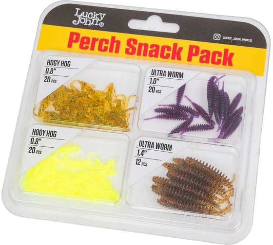 Твистеры и слаги съедобные искусственные Lucky John LJ Pro Series 03 SET набор микроджиг LJMG-003SET