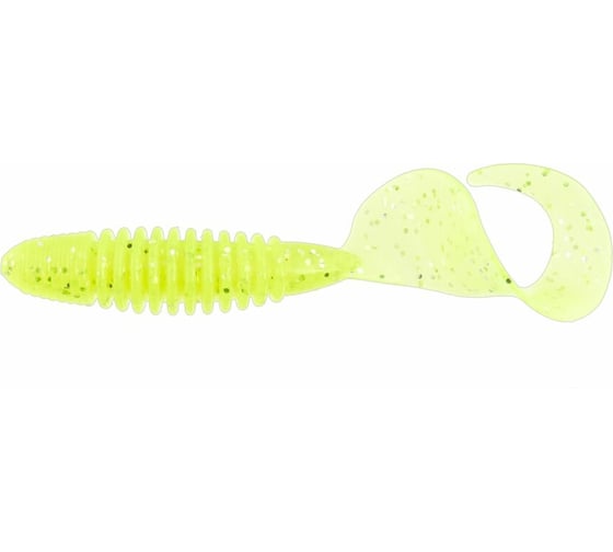 Съедобные искусственные твистеры LUCKY JOHN LJ Pro Series CRUSHER GRUB 4,5in, цвет 071, 4шт. 140158-071