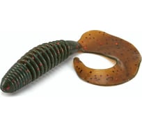 Съедобные искусственные твистеры LUCKY JOHN LJ Pro Series CRUSHER GRUB 4,5in, цвет 085, 4шт. 140158-085