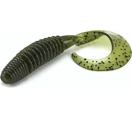 Съедобные искусственные твистеры LUCKY JOHN LJ Pro Series CRUSHER GRUB 3,9in, цвет PA01, 5шт. 140157-PA01