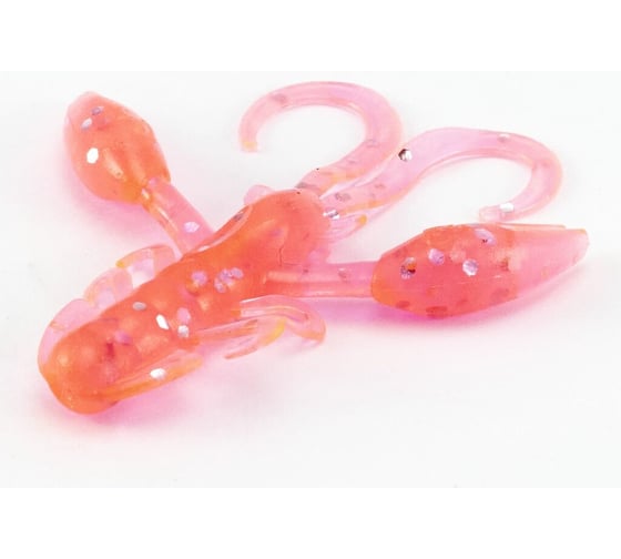Съедобные искусственные твистеры LUCKY JOHN LJ Pro Series ROCK CRAW 2.0in, цвет 016, 10шт. 140123-016
