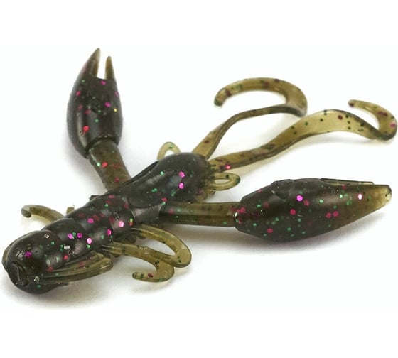 Съедобные искусственные твистеры LUCKY JOHN LJ Pro Series ROCK CRAW 2.8in, цвет S21, 6шт. 140117-S21 1