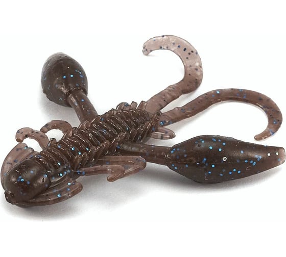 Съедобные искусственные твистеры LUCKY JOHN LJ Pro Series ROCK CRAW 2.8in, цвет S19, 6шт. 140117-S19 1