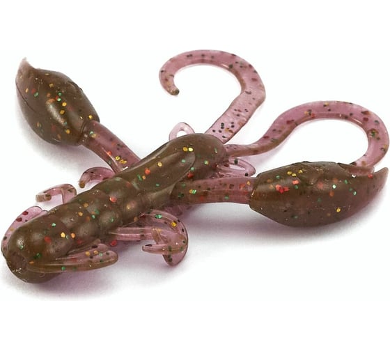 Съедобные искусственные твистеры LUCKY JOHN LJ Pro Series ROCK CRAW 2.8in, цвет S14, 6шт. 140117-S14 1