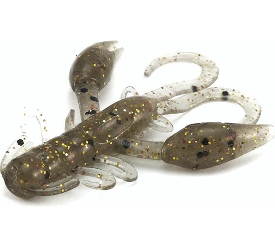 Съедобные искусственные твистеры LUCKY JOHN LJ Pro Series ROCK CRAW 2.8in, цвет S02, 6шт. 140117-S02