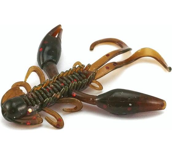 Съедобные искусственные твистеры LUCKY JOHN LJ Pro Series ROCK CRAW 2.8in, цвет 085, 6шт. 140117-085