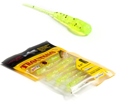 Съедобные искусственные твистеры LUCKY JOHN LJ Pro Series TROUTINO 2.1in, цвет 071, 10шт. 140125-071