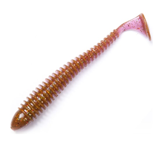 Съедобные искусственные виброхвосты LUCKY JOHN LJ Pro Series Spark Tail 4,0in, цвет S14, 5шт. 140168-S14