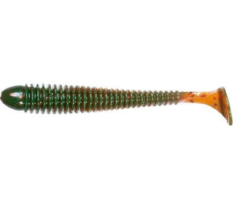 Съедобные искусственные виброхвосты LUCKY JOHN LJ Pro Series Spark Tail 4,0in, цвет 085, 5шт. 140168-085