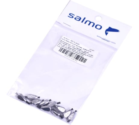 Груза на силиконовой трубке SALMO BULLET 02.0г, 10шт SBUS-0020