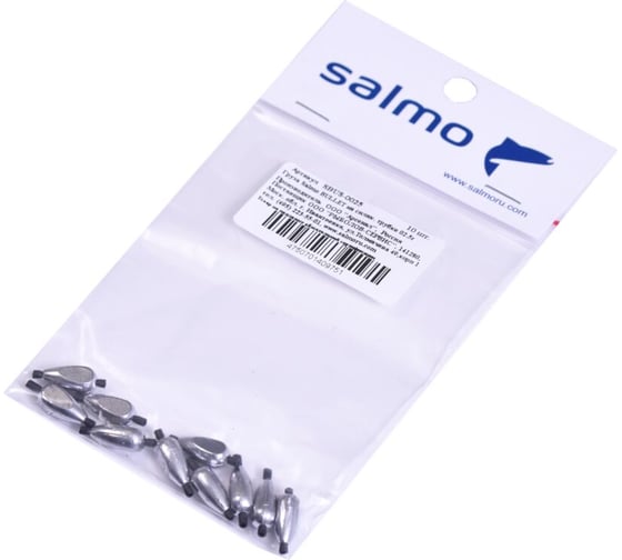 Груза на силиконовой трубке SALMO BULLET 02.5г, 10шт SBUS-0025