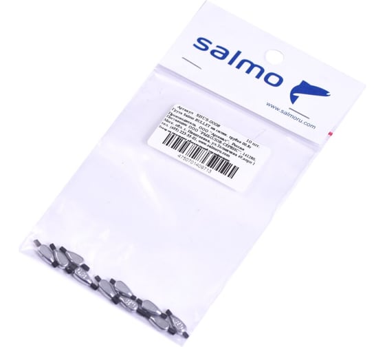 Груза на силиконовой трубке SALMO BULLET 00.8г, 10шт SBUS-0008 1