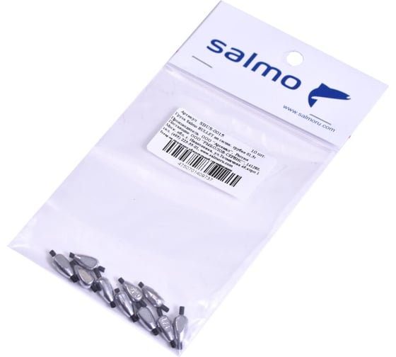 Груза на силиконовой трубке SALMO BULLET 01.5г, 10шт SBUS-0015 1