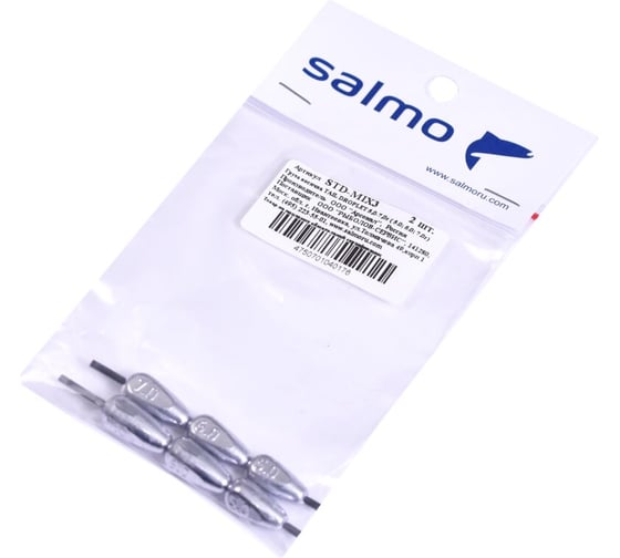 Груза косичка SALMO TAIL DROPLET MIX3 5.0-7.0г STD-MIX3 1