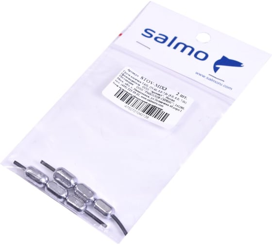 Груза косичка SALMO TAIL OVAL MIX3 5.0-7.0г, 2шт STOV-MIX3
