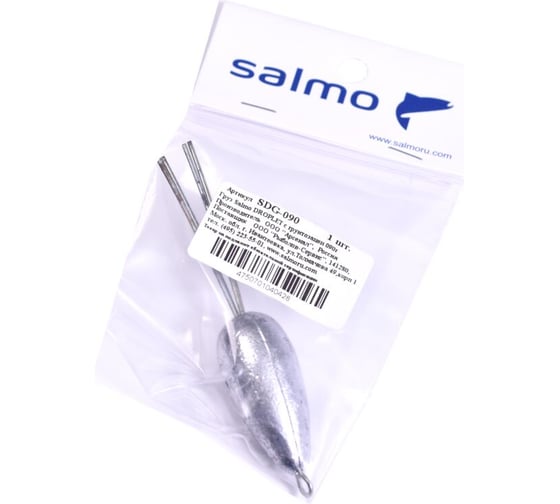 Груз с грунтозацепом SALMO DROPLET 090г SDG-090