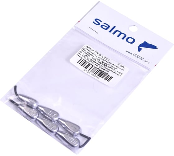 Груза косичка SALMO TAIL DROPLET MIX4 8.0-10 г STD-MIX4 1