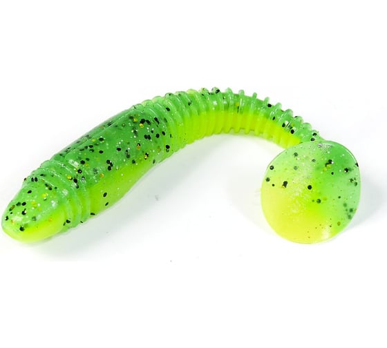 Съедобные искусственные виброхвосты LUCKY JOHN LJ Pro Series TIOGA FAT 4.5in, цвет T18, 4шт. 140147-T18 1