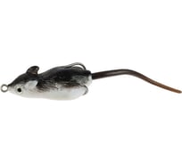 Игрушка (Зооэкспресс) Мышь 6 см искусственный мех/искусственная кожа, для кошек (10 шт)