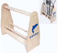 Деревянная стойка для подсачеков SALMO вместительность 16 штук R-7016