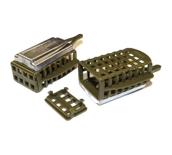 Фидерная кормушка SALMO FEEDER SQUARE с дном, 200г 8547-200 1