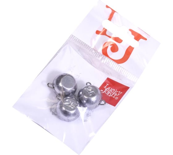 Разборные груз-головки LUCKY JOHN BALL 25.0г, 3шт LJBR-025 1