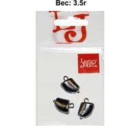 Разборные груз-головки LUCKY JOHN CLOVE SMALL 03.5г, 3шт LJCS-0035