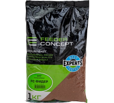 Прикормка FEEDER CONCEPT ФИДЕР, 1кг FC100-01