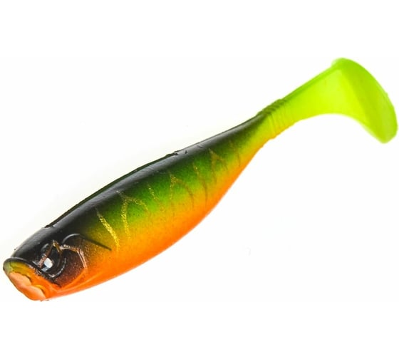 Виброхвосты LUCKY JOHN LJ 3D Series BASARA SOFT SWIM 2.5in, цвет PG02, 8шт. 140402-PG02