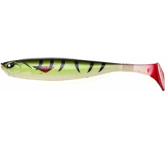 Виброхвосты LUCKY JOHN LJ 3D Series BASARA SOFT SWIM 2.5in, цвет PG10, 8шт. 140402-PG10
