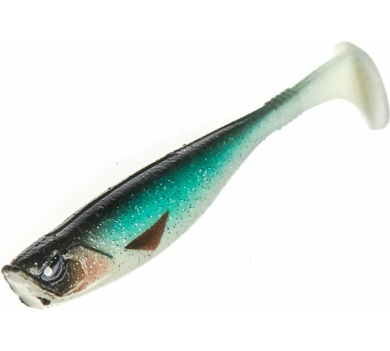 Виброхвосты LUCKY JOHN LJ 3D Series BASARA SOFT SWIM 2.5in, цвет PG07, 8шт. 140402-PG07