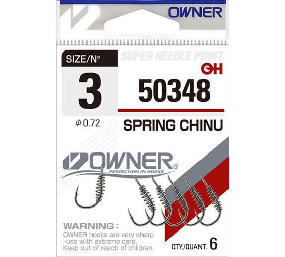 Крючок Spike Owner №1/0 50348 1