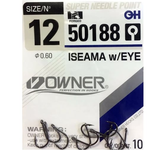Крючок Spike Owner №12 50188