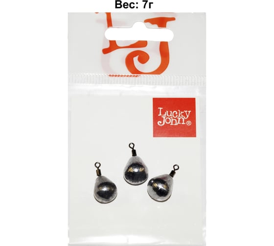 Груза LUCKY JOHN JIG RIG 07.0г, 3шт LJJR-0070