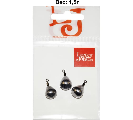 Груза LUCKY JOHN JIG RIG 01.5г, 3шт LJJR-0015