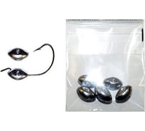 Свинцовые зажимные грузила LUCKY JOHN Офсетные, ЧЕЧЕВИЦА, 06г, 5шт 8550-06