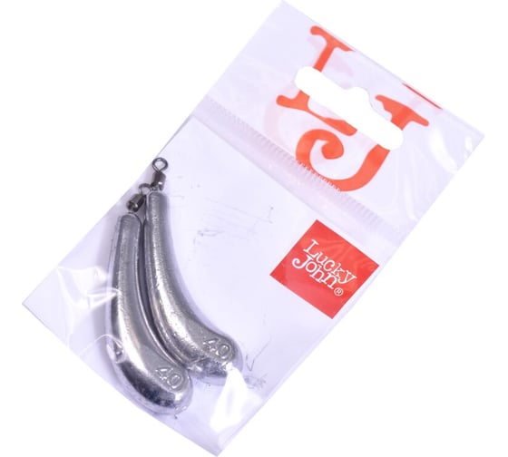 Груза LUCKY JOHN DROP SHOT BANANA 040г, 2шт LJDB-040 1