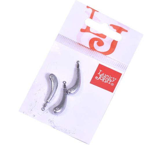 Груза LUCKY JOHN DROP SHOT BANANA 004г, 3шт LJDB-004 1