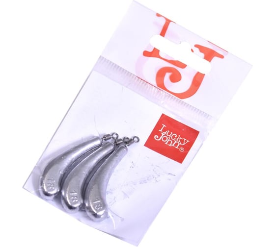 Груза LUCKY JOHN DROP SHOT BANANA 018г, 3шт LJDB-018