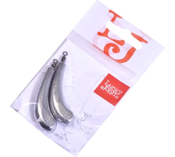 Груза LUCKY JOHN DROP SHOT BANANA 035г, 2шт LJDB-035 1
