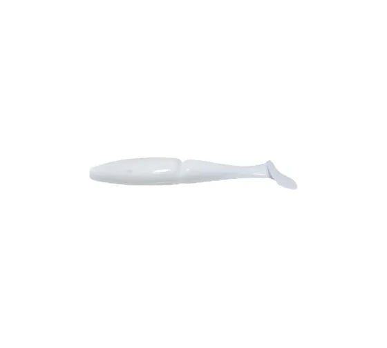 Виброхвост Yaman PRO Mamura, р.4 inch, цвет #01 - White, упаковка 5 шт. YP-M4-01 1