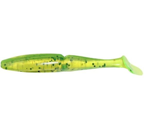 Виброхвост Yaman PRO Mamura, р.4 inch, цвет #10 - Green pepper, упаковка 5 шт. YP-M4-10 1