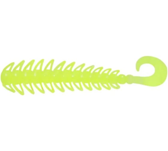 Твистер Yaman PRO Ruff, р.4 inch, цвет #02 - Chartreuse, упаковка 5 шт. YP-R4-02 1